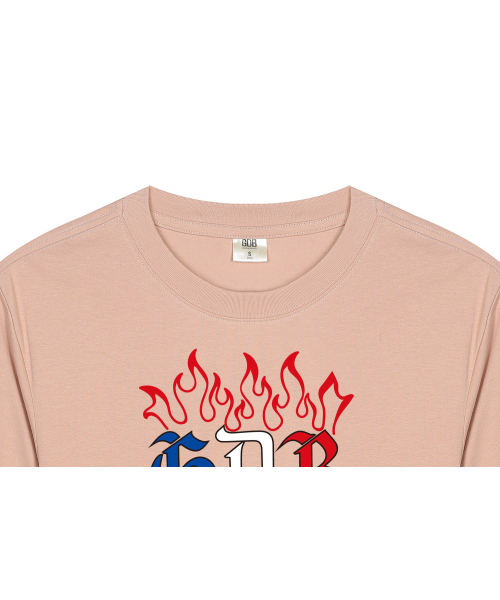 GRAIN DE BEAUTE（グランデボーテ）の「ORIGINAL 1992 T-SHIRT 02 [INDY PINK]（Tシャツ/カットソー・レディース・ピンク・M/S/XL/L）」の4枚目の写真