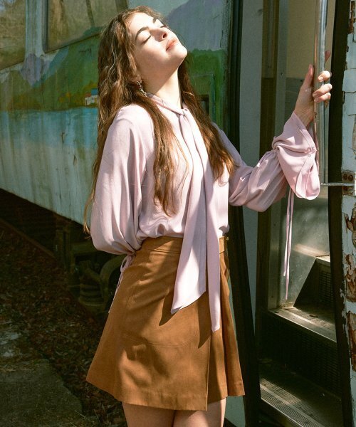 ICE GARDEN A.508(アイス ガーデン エイオーゴンパル)の「Georgette Scarf Tie Blouse(シャツ/ブラウス・レディース・その他・FREE)」の1枚目の写真
