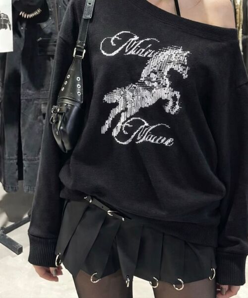 Midnight Move(ミッドナイトムーブ)の「horse mtm (black)(スウェット・レディース・その他・FREE)」の9枚目の写真