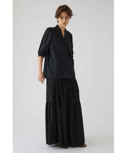 RIM.ARK(リムアーク)の「MA-1 sleeve SH エムエーワン スリーブ シャツ(シャツ/ブラウス・レディース・ブラック/ダークネイビー・FREE)」の18枚目の写真
