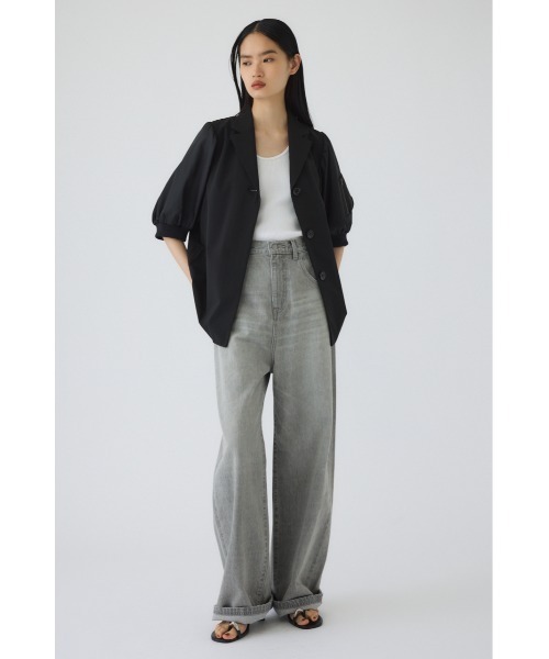 RIM.ARK(リムアーク)の「MA-1 sleeve SH エムエーワン スリーブ シャツ(シャツ/ブラウス・レディース・ブラック/ダークネイビー・FREE)」の19枚目の写真