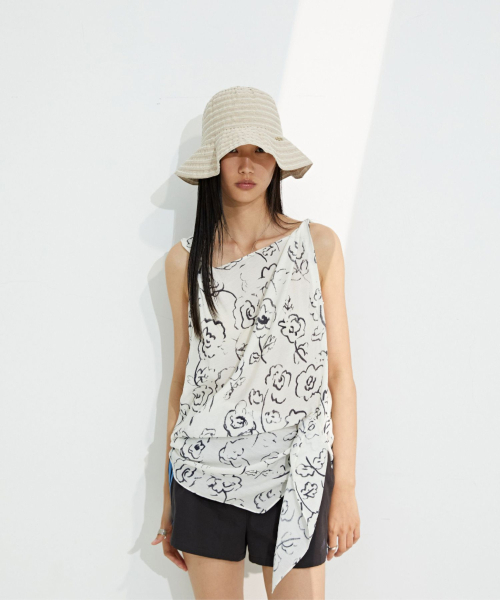 MONDAYFLOW（マンデーフロー）の「ノーティッドチュニックトップ_クリーム（その他トップス・レディース・その他・SMALL/MEDIUM）」の4枚目の写真