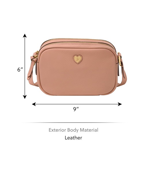 FOSSIL（フォッシル）の「フォッシル 斜めがけバッグ レディース レザー ピンク スマホ収納可 ZB11121682（ショルダーバッグ・レディース・ピンク・FREE）」の5枚目の写真