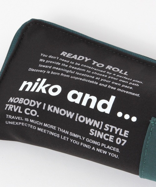ニコロゴヘアアイロンポーチ（トラベルグッズ）｜niko and
