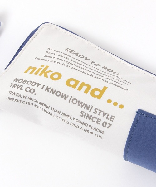 niko and...（ニコアンド）の「ニコロゴヘアアイロンポーチ（トラベルグッズ・レディース・アイボリー/ブラック・XX-SMALL）」の17枚目の写真