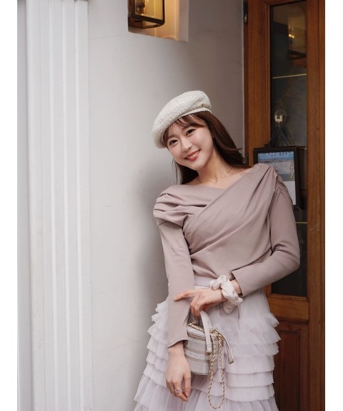 Her lip to(ハーリップトゥー)の「Loved one Tulle Skirt(スカート・レディース・モーブ系/ブラック/ホワイト系・M/S)」の18枚目の写真