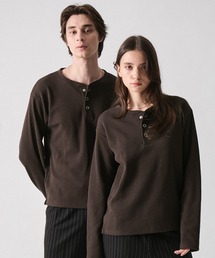 CLEL(�N���C��)�́yCLEL�zFunctionary Thermal Henley Neck T-Shirt / �t�@���N�V���i���[ �T�[�}���w�����[�l�b�NT�V���c(����T)(�R�ۖh�L/�z������)(T�V���c/�J�b�g�\�[)