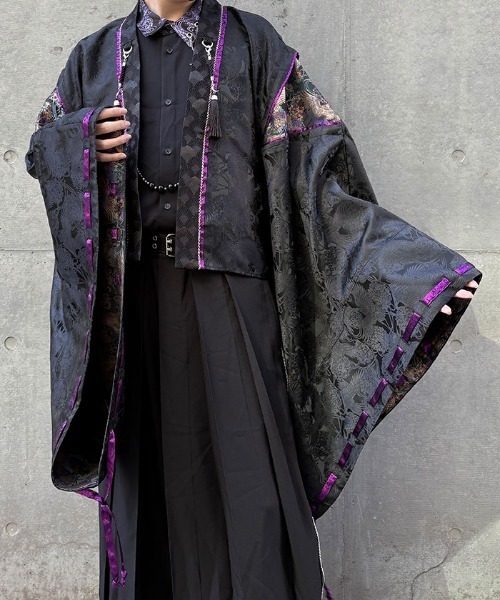 タグ付 REZEN 鶴×月ショート丈羽織 REZEN（リゼン）の「鶴×月ショート丈羽織（その他アウター）」 - WEAR