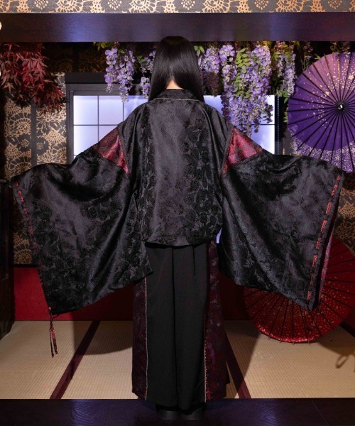 タグ付 REZEN 鶴×月ショート丈羽織 REZEN（リゼン）の「鶴×月ショート丈羽織（その他アウター）」 - WEAR