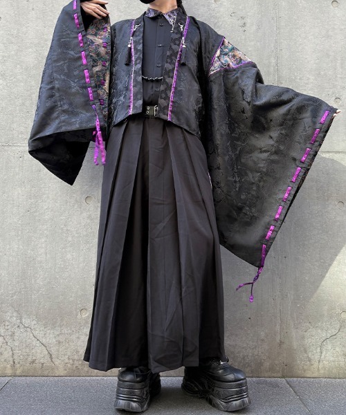 タグ付 REZEN 鶴×月ショート丈羽織 REZEN（リゼン）の「鶴×月ショート丈羽織（その他アウター）」 - WEAR