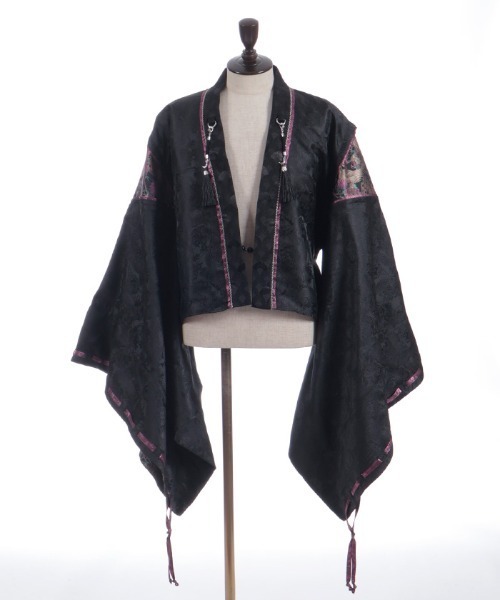 タグ付 REZEN 鶴×月ショート丈羽織 REZEN（リゼン）の「鶴×月ショート丈羽織（その他アウター）」 - WEAR