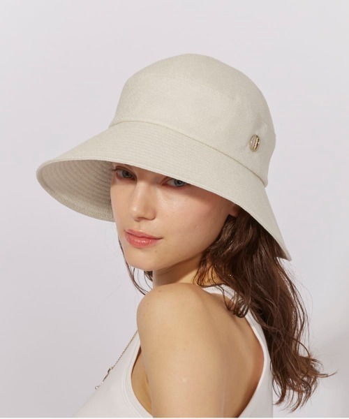 Chapeau d' O(シャポードオー)の「Chapeau d' O Linela Basket Hat / シャポードオー(ハット・レディース・ブラック/ライトブルー/ライトベージュ・M/57.5cm)」の4枚目の写真