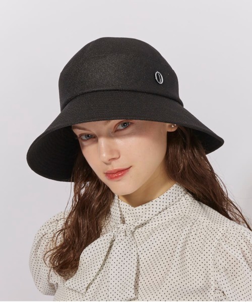 Chapeau d' O(シャポードオー)の「Chapeau d' O Linela Basket Hat / シャポードオー(ハット・レディース・ブラック/ライトブルー/ライトベージュ・M/57.5cm)」の18枚目の写真