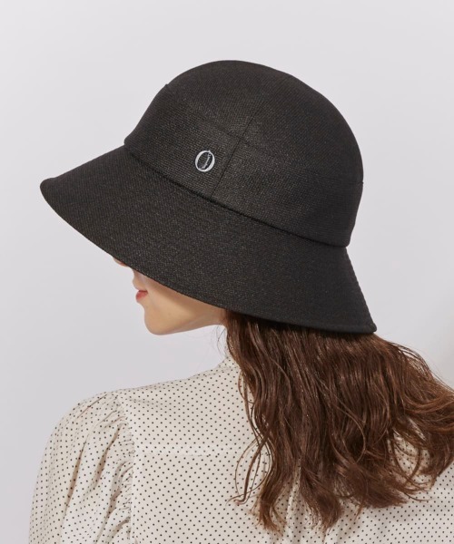 Chapeau d' O(シャポードオー)の「Chapeau d' O Linela Basket Hat / シャポードオー(ハット・レディース・ブラック/ライトブルー/ライトベージュ・M/57.5cm)」の17枚目の写真