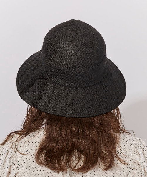 Chapeau d' O(シャポードオー)の「Chapeau d' O Linela Basket Hat / シャポードオー(ハット・レディース・ブラック/ライトブルー/ライトベージュ・M/57.5cm)」の16枚目の写真