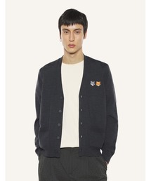 Maison Kitsune(メゾンキツネ)の「DOUBLE FOX HEAD REGULAR CARDIGAN(カーディガン/ボレロ・メンズ)」