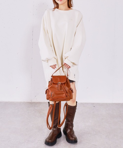 archives（アルシーヴ）の「２ＷＡＹミニリュック（バックパック/リュック・レディース・ブラック/キャメル・FREE）」の9枚目の写真