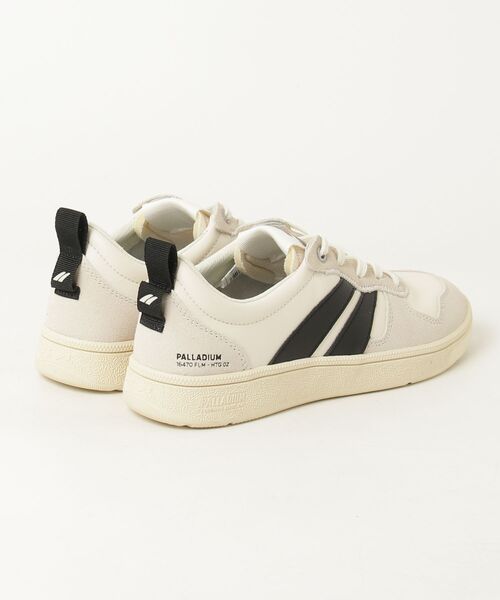 PALLADIUM(パラディウム)の「PALLACUP FLAME LTH パラカップ フレイム ローカット スニーカー(スニーカー・メンズ・ホワイト×ライトピンク/ホワイト×ブラック/オフホワイト・27cm/26.5cm/25.5cm/25cm/24.5cm/24cm/23.5cm/28cm/27.5cm/22.5cm/23cm)」の6枚目の写真