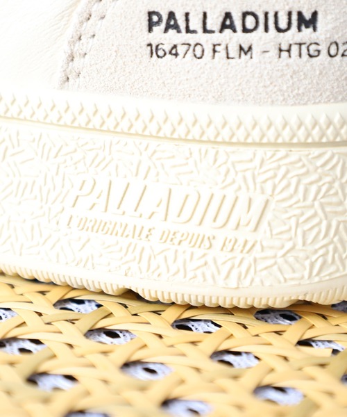 PALLADIUM(パラディウム)の「PALLACUP FLAME LTH パラカップ フレイム ローカット スニーカー(スニーカー・メンズ・ホワイト×ライトピンク/ホワイト×ブラック/オフホワイト・27cm/26.5cm/25.5cm/25cm/24.5cm/24cm/23.5cm/28cm/27.5cm/22.5cm/23cm)」の21枚目の写真