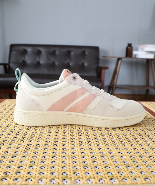 PALLADIUM(パラディウム)の「PALLACUP FLAME LTH パラカップ フレイム ローカット スニーカー(スニーカー・メンズ・ホワイト×ライトピンク/ホワイト×ブラック/オフホワイト・27cm/26.5cm/25.5cm/25cm/24.5cm/24cm/23.5cm/28cm/27.5cm/22.5cm/23cm)」の22枚目の写真