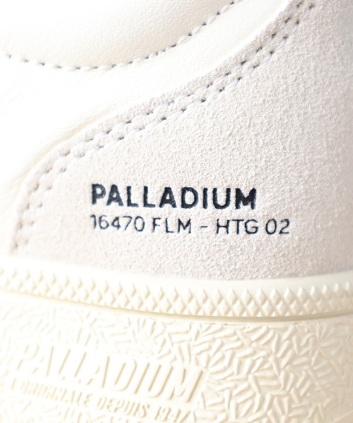 PALLADIUM(パラディウム)の「PALLACUP FLAME LTH パラカップ フレイム ローカット スニーカー(スニーカー・メンズ・ホワイト×ライトピンク/ホワイト×ブラック/オフホワイト・27cm/26.5cm/25.5cm/25cm/24.5cm/24cm/23.5cm/28cm/27.5cm/22.5cm/23cm)」の20枚目の写真