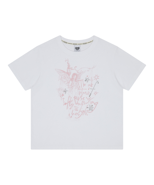 LUVISTRUE(ラヴイズトゥルー)の「EL ANGELIC GRAPHIC TEE(WHITE)(Tシャツ/カットソー・レディース・その他・FREE)」の2枚目の写真