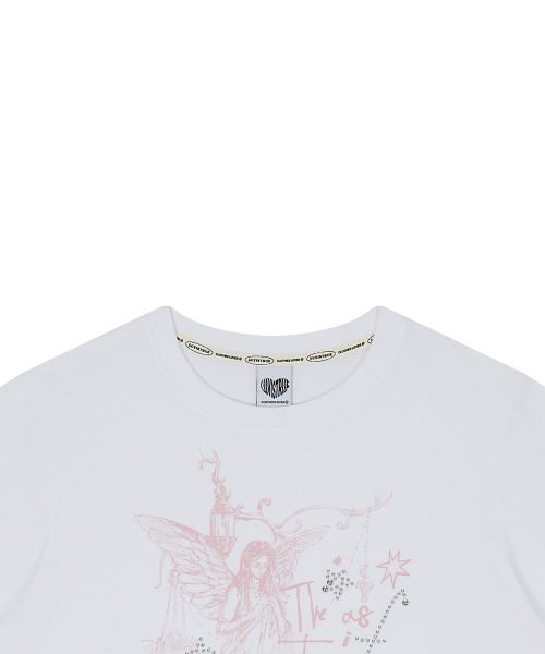 LUVISTRUE(ラヴイズトゥルー)の「EL ANGELIC GRAPHIC TEE(WHITE)(Tシャツ/カットソー・レディース・その他・FREE)」の4枚目の写真
