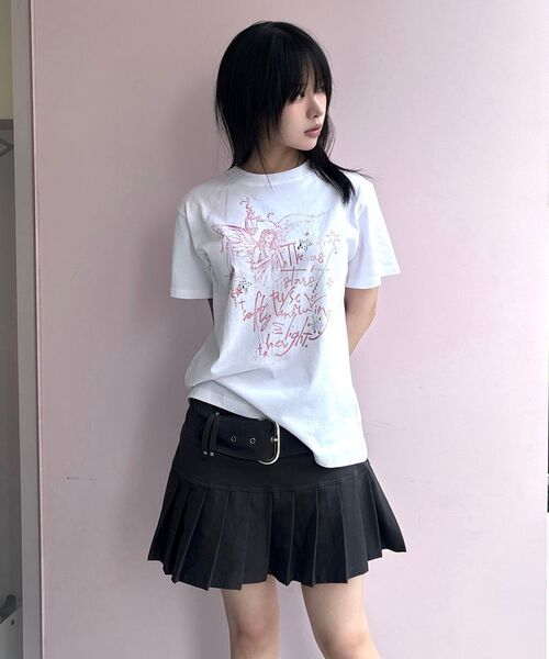 LUVISTRUE(ラヴイズトゥルー)の「EL ANGELIC GRAPHIC TEE(WHITE)(Tシャツ/カットソー・レディース・その他・FREE)」の7枚目の写真
