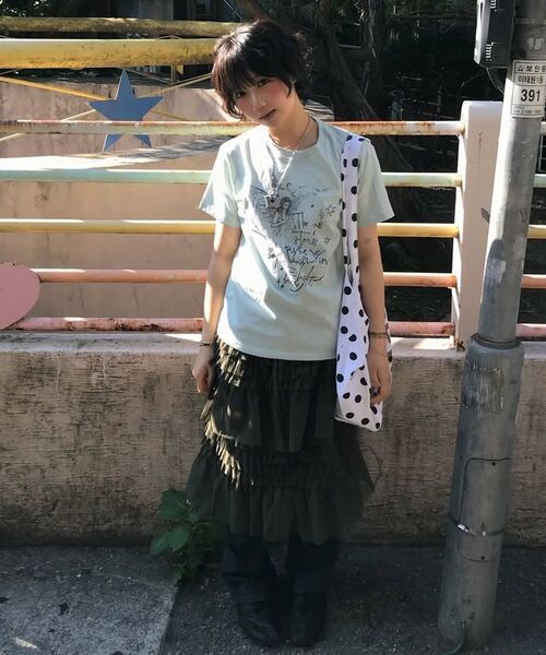 LUVISTRUE(ラヴイズトゥルー)の「EL ANGELIC GRAPHIC TEE(WHITE)(Tシャツ/カットソー・レディース・その他・FREE)」の8枚目の写真