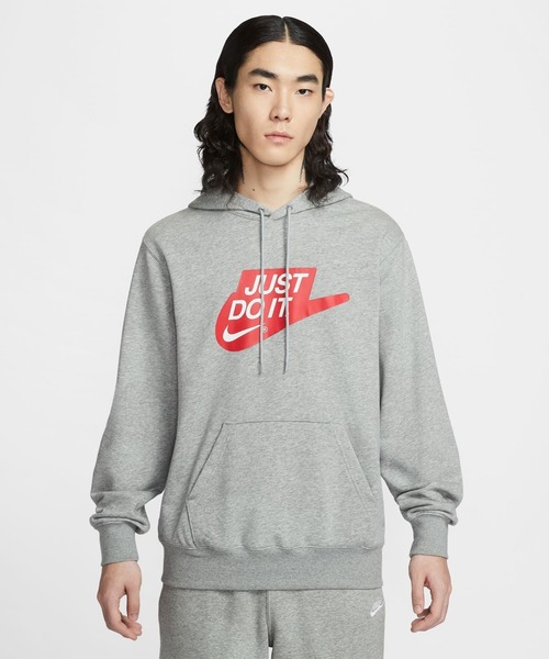 NIKE（ナイキ）の「ナイキ NIKE ナイキ クラブ FT HDY JDI（パーカー・メンズ・オフホワイト/グレー/ブラック・S/M/L/LL/3L）」の3枚目の写真