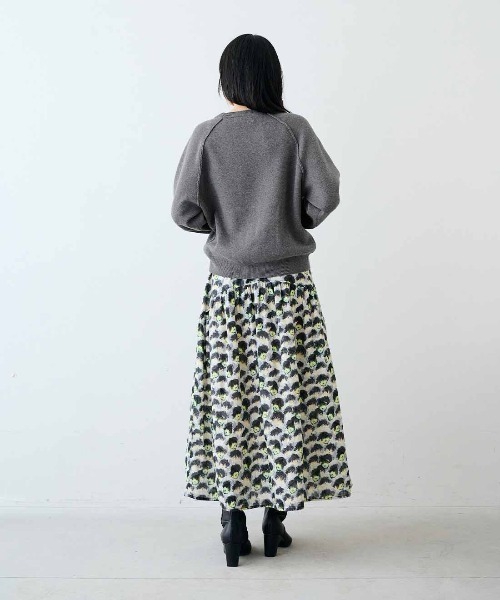 MEDE19F（メデジュウキュウ）の「ＭＥＤＥ１９Ｆ　スウェットライクニット（ニット/セーター・レディース・ネイビー/グレー/ブラウン・LL/L/M）」の9枚目の写真