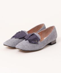 LANVIN en Bleu | グログランたたみリボンローファー(ローファー)