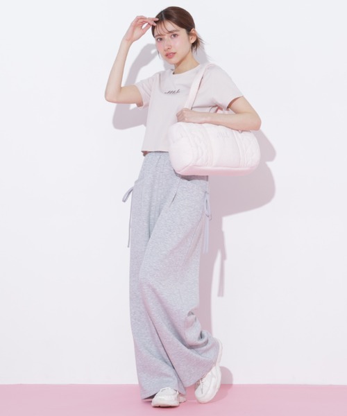 JILL by JILL STUART（ジルバイジルスチュアート）の「【新色追加】ショート丈刺繍ロゴTシャツオーガニックコットン（Tシャツ/カットソー・レディース・ホワイト系その他2/ピンク系その他/ミント/ホワイト系その他/ホワイト系その他3/ブラック・FREE）」の18枚目の写真