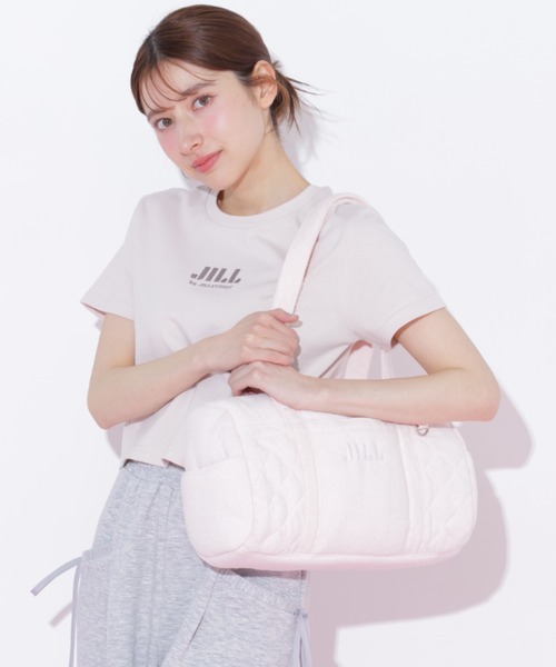 JILL by JILL STUART（ジルバイジルスチュアート）の「【新色追加】ショート丈刺繍ロゴTシャツオーガニックコットン（Tシャツ/カットソー・レディース・ホワイト系その他2/ピンク系その他/ミント/ホワイト系その他/ホワイト系その他3/ブラック・FREE）」の11枚目の写真