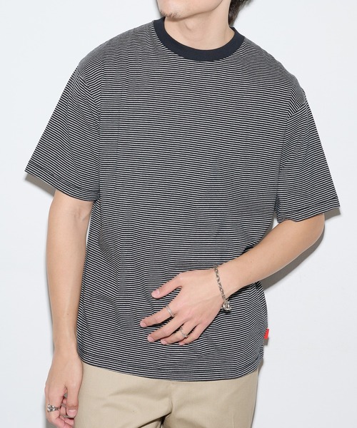 Healthknit(ヘルスニット)の「【Healthknit】26SS Nallow Border Jersey Crewneck S/S 51013(Tシャツ/カットソー・メンズ・ブラック系1/アイボリー系1/アイボリー系2・M/XL/L)」の10枚目の写真