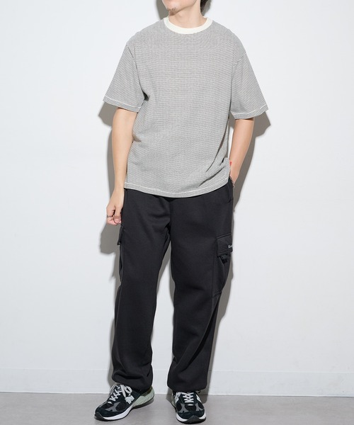 Healthknit(ヘルスニット)の「【Healthknit】26SS Nallow Border Jersey Crewneck S/S 51013(Tシャツ/カットソー・メンズ・ブラック系1/アイボリー系1/アイボリー系2・M/XL/L)」の21枚目の写真