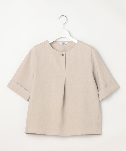 J.PRESS(ジェイプレス)の「【セット着用可】リネンバイオシャンブレー ブラウス(シャツ/ブラウス・レディース・ベージュ系/ネイビー系/ブラウン系・11/9)」の8枚目の写真