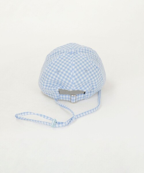 green label relaxing（グリーンレーベルリラクシング）の「ギンガムキャップ / 帽子 / キッズ（キャップ・キッズ・その他1/ブラック/ライトブルー・FREE(52-56cm)）」の15枚目の写真