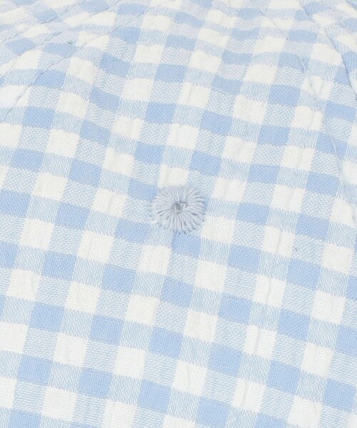 green label relaxing（グリーンレーベルリラクシング）の「ギンガムキャップ / 帽子 / キッズ（キャップ・キッズ・その他1/ブラック/ライトブルー・FREE(52-56cm)）」の16枚目の写真