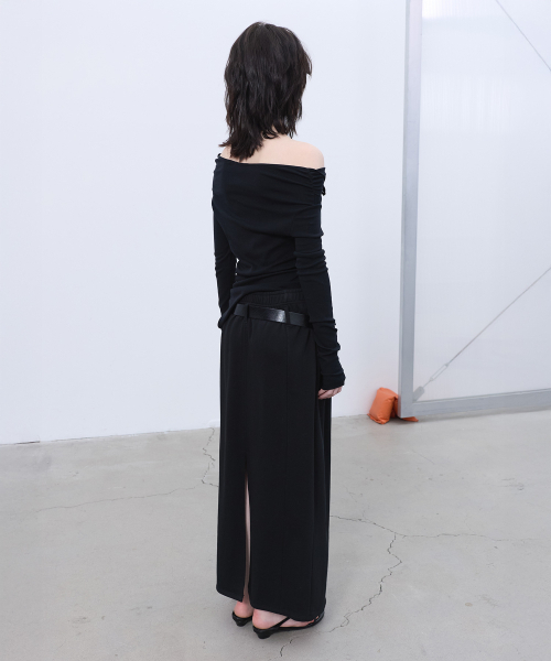 LCDC TM（エルシーディーシーティーエム）の「TWO-WAY BUTTON-UP TOP (BLACK)（Tシャツ/カットソー・レディース・その他・SMALL/MEDIUM）」の9枚目の写真