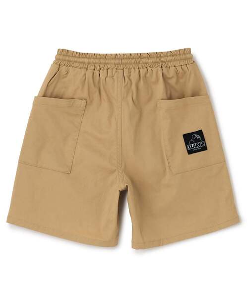 XLARGE KIDS（エクストララージキッズ）の「【人気商品再入荷】【直営店で取り扱い無し】ペイントショートパンツ（その他パンツ・キッズ・カーキ/ベージュ・140cm/130cm/120cm/110cm/100cm）」の3枚目の写真