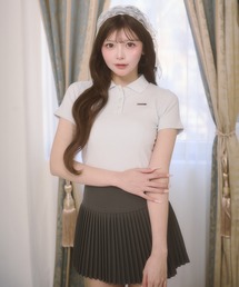 襟付きコンパクトTシャツ