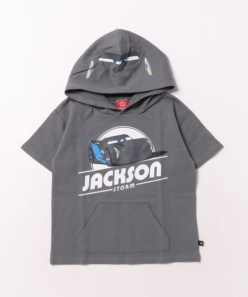 Disney(ディズニー)の「ディズニー カーズ なりきる半袖パーカー 1263K(パーカー・キッズ・レッド/チャコールグレー/ブラウン・100cm/110cm/120cm/130cm/90cm)」の1枚目の写真