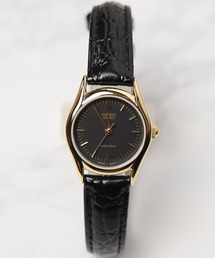 【CASIO】クラシック ラウンド GD レザー
