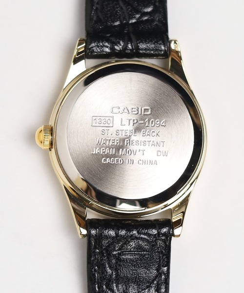 CASIO(カシオ)の「【CASIO】クラシック ラウンド GD レザー(アナログ腕時計・レディース・ブラック/ゴールド/シルバー・FREE)」の5枚目の写真