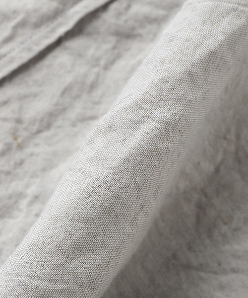 is-ness(イズネス)の「is-ness / イズネス Linen Long-Sleeve Shirt(シャツ/ブラウス・メンズ・ホワイト/ライトグレー・LARGE/MEDIUM)」の5枚目の写真