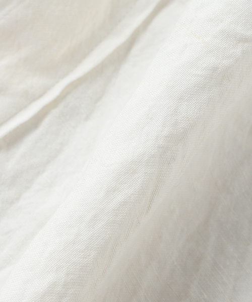 is-ness(イズネス)の「is-ness / イズネス Linen Long-Sleeve Shirt(シャツ/ブラウス・メンズ・ホワイト/ライトグレー・LARGE/MEDIUM)」の6枚目の写真