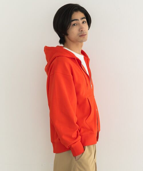 CRAFT STANDARD BOUTIQUE（クラフトスタンダードブティック）の「スウェットフルジップパーカー（パーカー・メンズ・ブラウン/レッド/ホワイト系その他・L/M）」の6枚目の写真