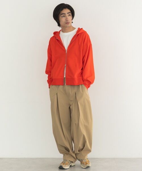 CRAFT STANDARD BOUTIQUE（クラフトスタンダードブティック）の「スウェットフルジップパーカー（パーカー・メンズ・ブラウン/レッド/ホワイト系その他・L/M）」の8枚目の写真