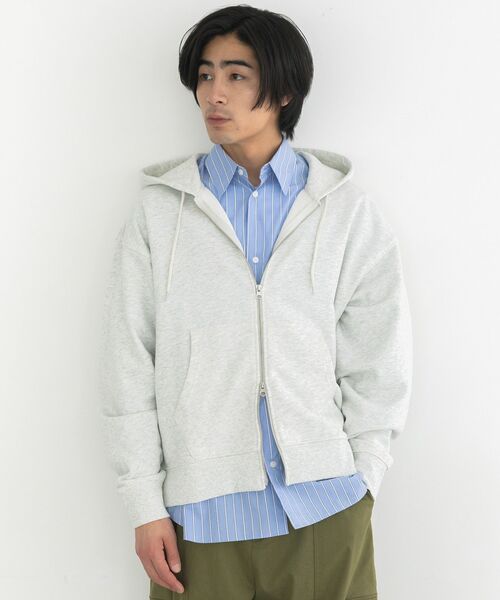 CRAFT STANDARD BOUTIQUE（クラフトスタンダードブティック）の「スウェットフルジップパーカー（パーカー・メンズ・ブラウン/レッド/ホワイト系その他・L/M）」の13枚目の写真